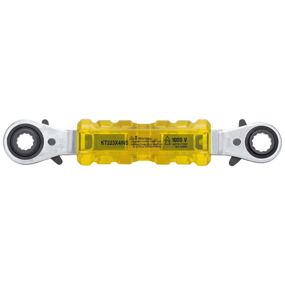 Klein Tools KT223X4-INS glove-friendly pawl for easy switching
