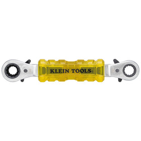 Klein Tools KT223X4-INS with transparent handle showing isolated ends for 1000V-rated tasks