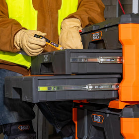 Klein Tools MODbox open view shows easy access to contents.