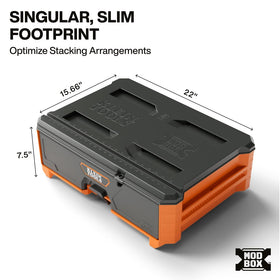 Klein Tools MODbox with ball bearing slides for smooth drawer operation