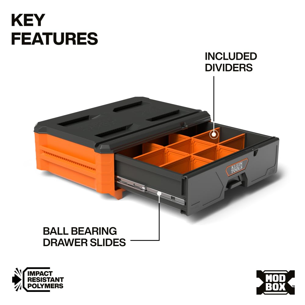 Klein Tools MODbox dividers enable customizable tool organization