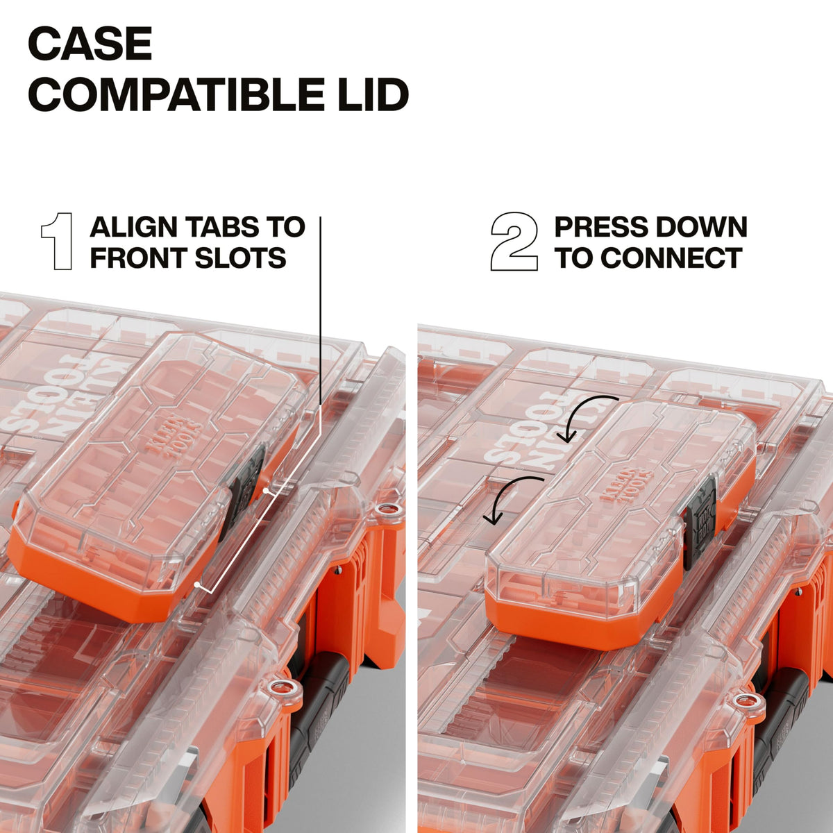 Klein Tools MODbox IP65 protection shields contents from dust and moisture