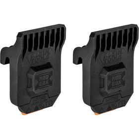 Klein Tools MODBox ladder holder side view secures ladders during transport.