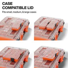 Klein Tools MODbox stackable module design saves workspace and transport space