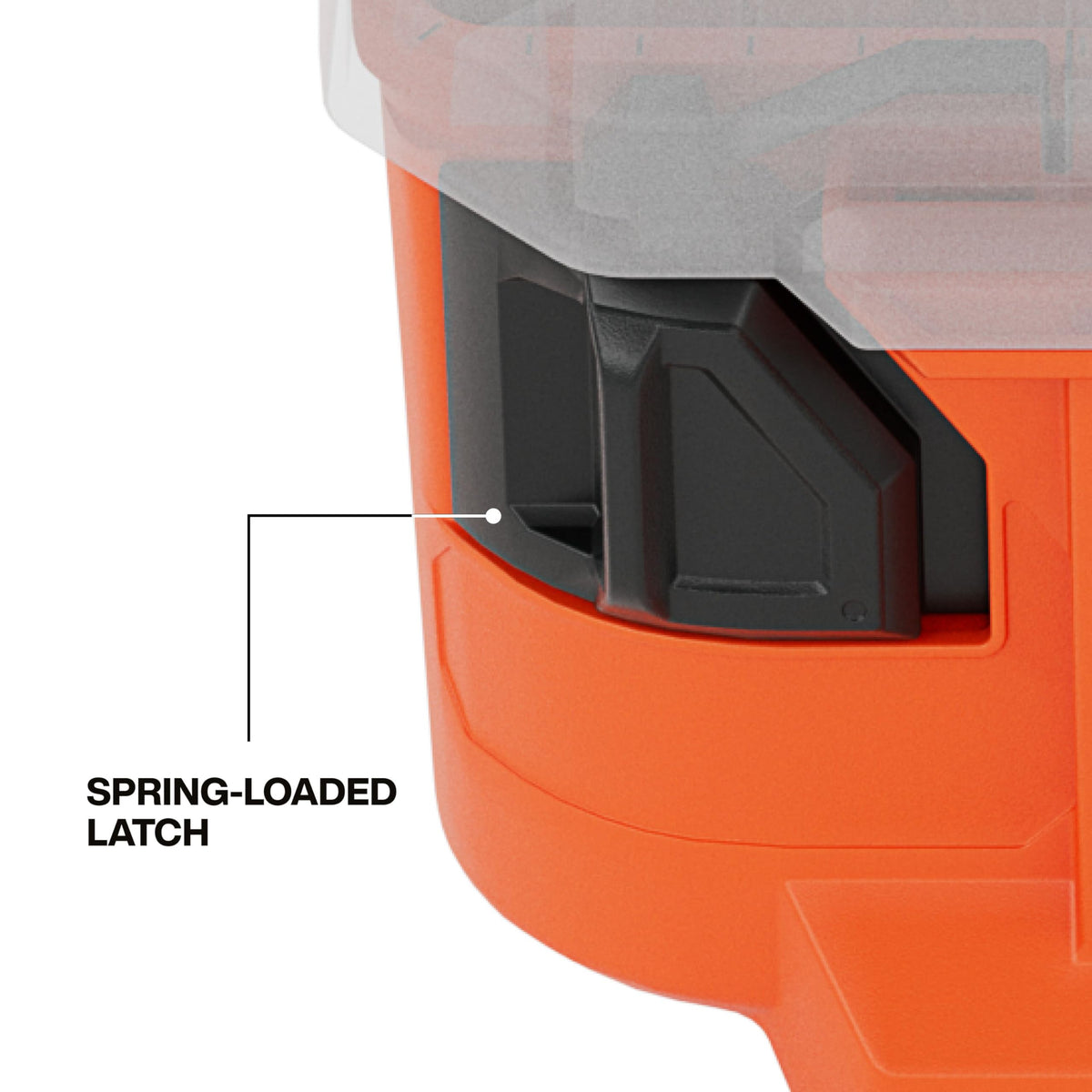 Klein Tools MODbox Tall stackable setup to save space in a busy workspace