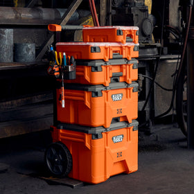 Klein Tools MODbox Tall V grooved lid for fast marking and measuring