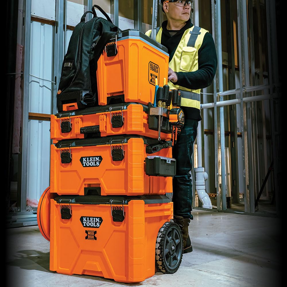 Klein Tools MODbox setup keeps essentials within reach on busy worksites.