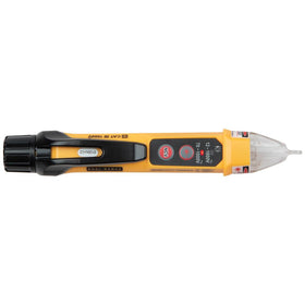 Klein Tools NCVT-5A package includes tester and two AAA batteries.