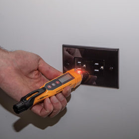 Klein Tools NCVT-6 high-contrast display improves readability in dim spaces