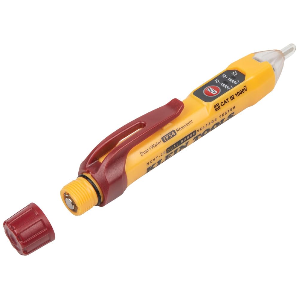 Klein Tools NCVT2P CAT IV 1000V rating supports safer testing.