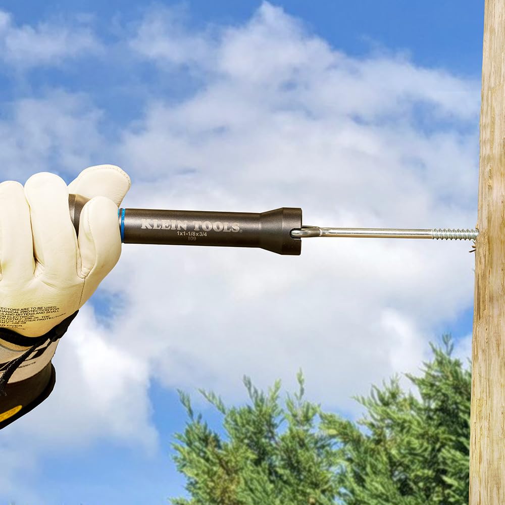 Klein Tools NRHD socket is compatible with Klein impact drivers for efficient field work