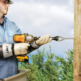 Klein Tools NRHD socket includes nested 7/16-inch hex quick-change adapter for fast swaps