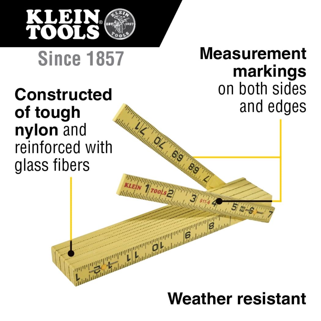 Klein Tools 911-6 with nylon and glass-fiber construction for durability.
