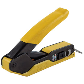 On-tool wiring guide helps minimize data cable wiring errors.