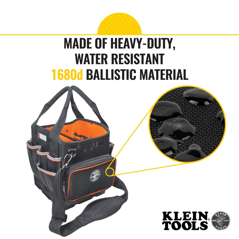 Orange interior to locate tools quickly