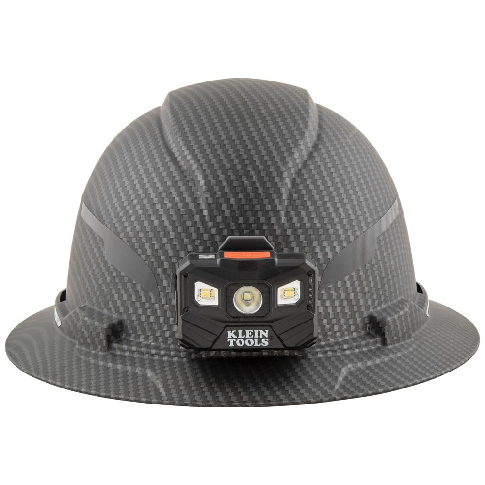 Klein Tools padded sweatband and top pad offering washable comfort.