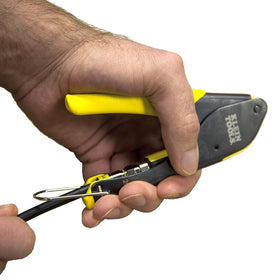 Patented universal sleeve speeds coax installations up to 5x.