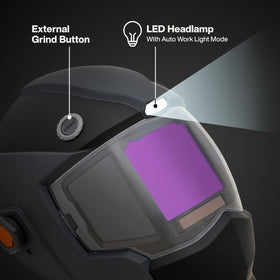 Klein Tools Phoenix side fixed shade window ensures steady protection from splatter.
