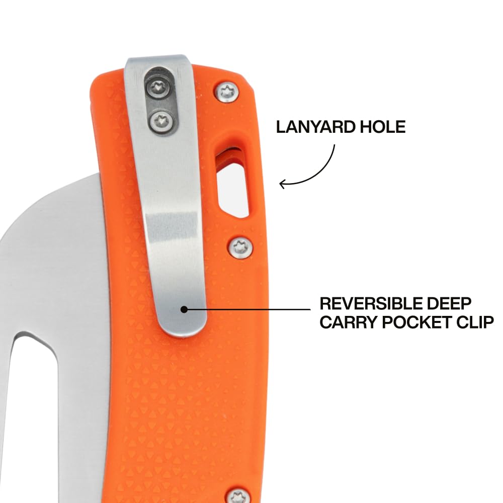 Klein Tools textured handle delivers secure grip in tough conditions.