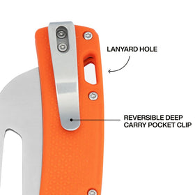 Klein Tools textured handle delivers secure grip in tough conditions.