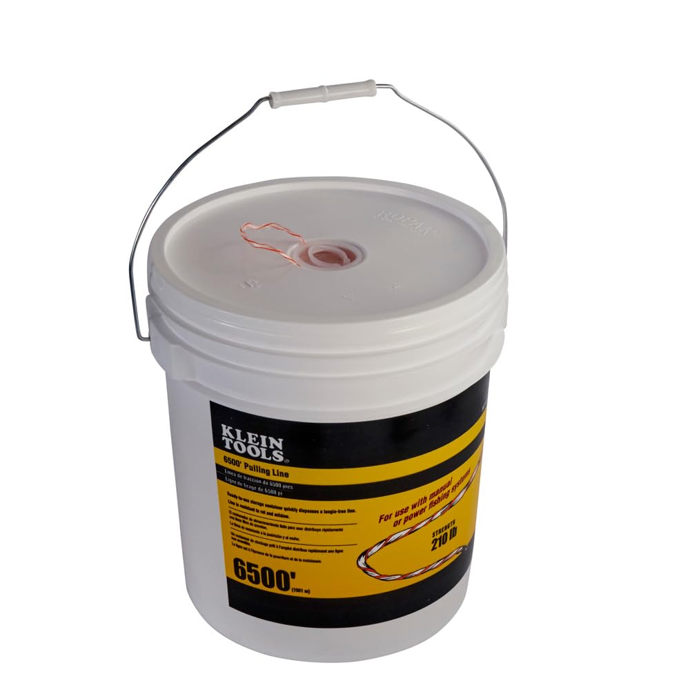 Klein Tools Poly Pull Line versatile for manual or power fishing systems.