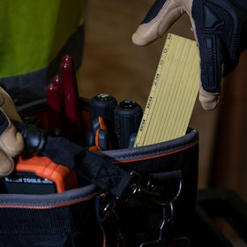 Klein Tools ruler with positive locking joints for stable extension