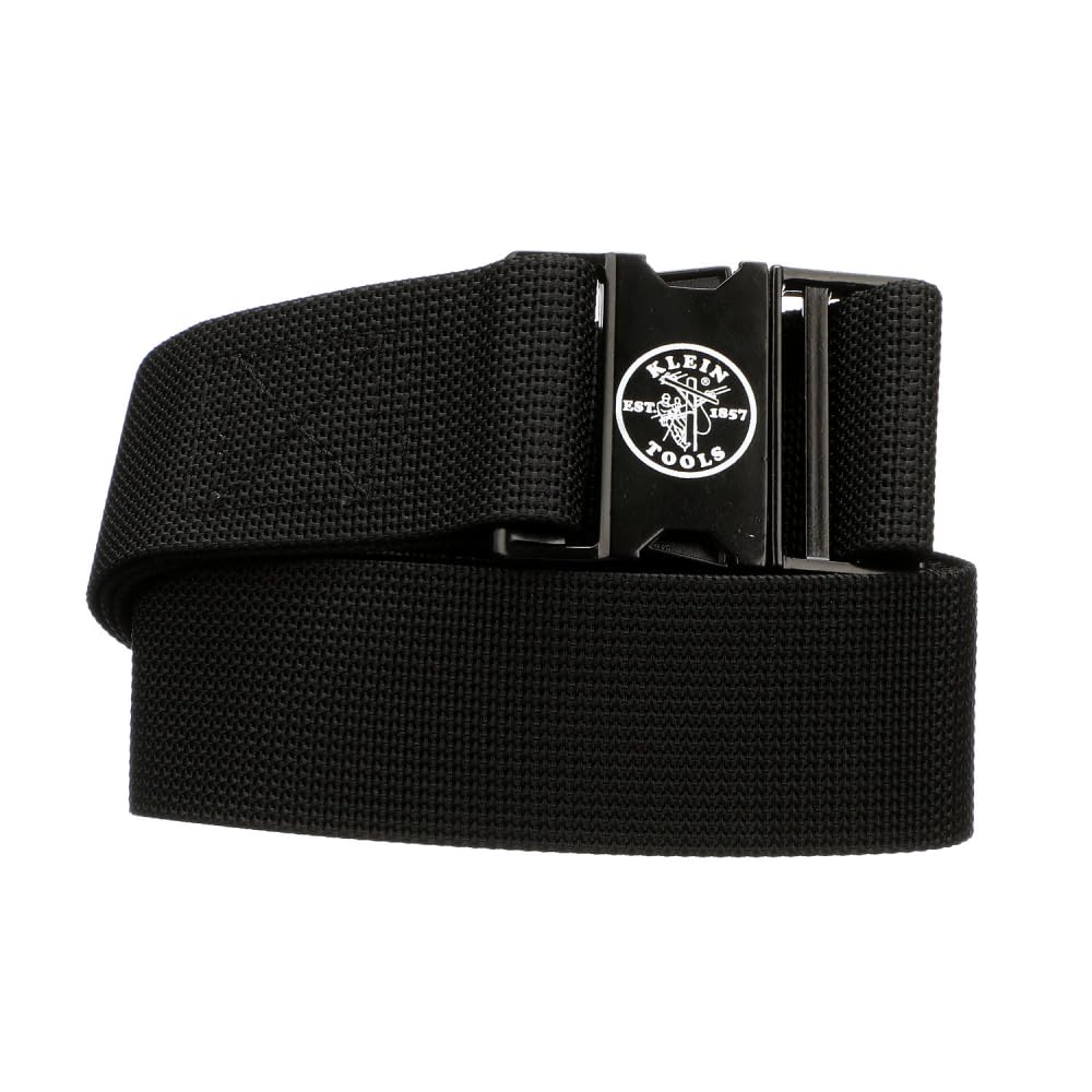 Klein Tools PowerLine belt with slotted pouches ready for use