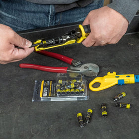 Built-in stop enables precise stripping and consistent results.