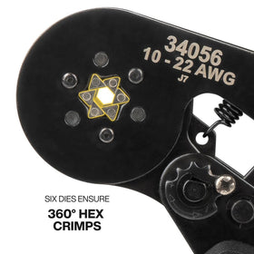Klein Tools precision dial enables fine-tuned crimp control