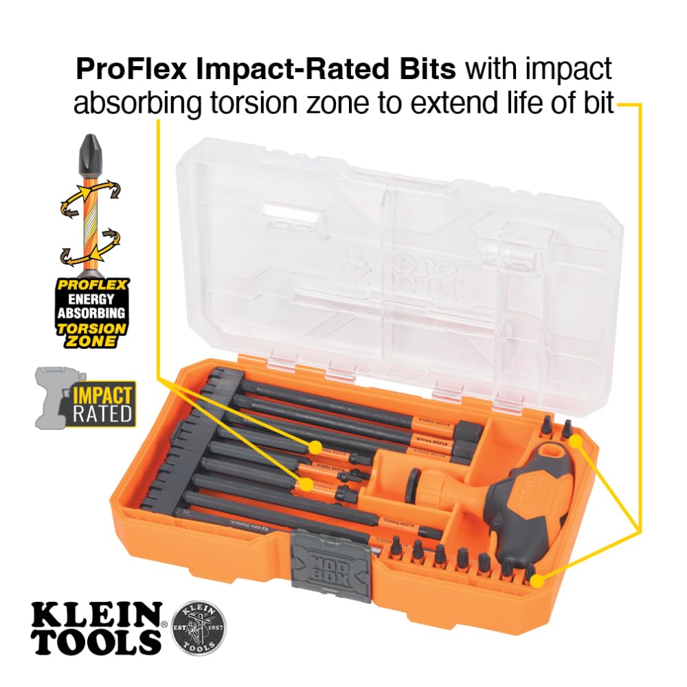 Magnetic bit holder secures bits and picks up fasteners