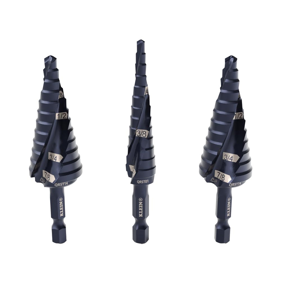 Klein Tools QRST2S packaging highlighting durable aluminum titanium nitride coating for longer bit life