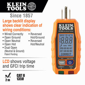 RT250 trip time display aids troubleshooting at outlets