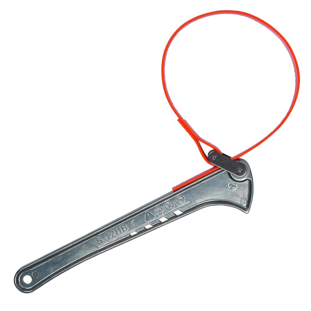 Klein Tools S12HB works on alternator belts and flywheels.
