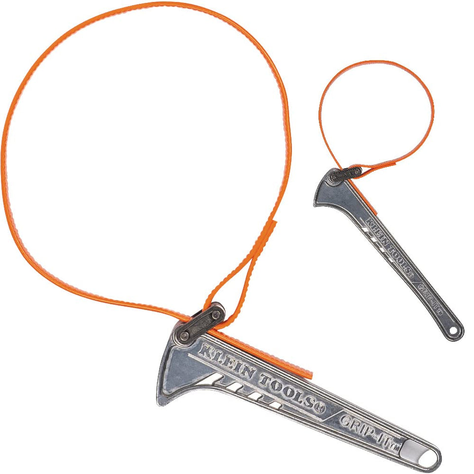 Klein Tools SHBKIT strap wrench 6-inch handle for tight spaces with high-torque grip