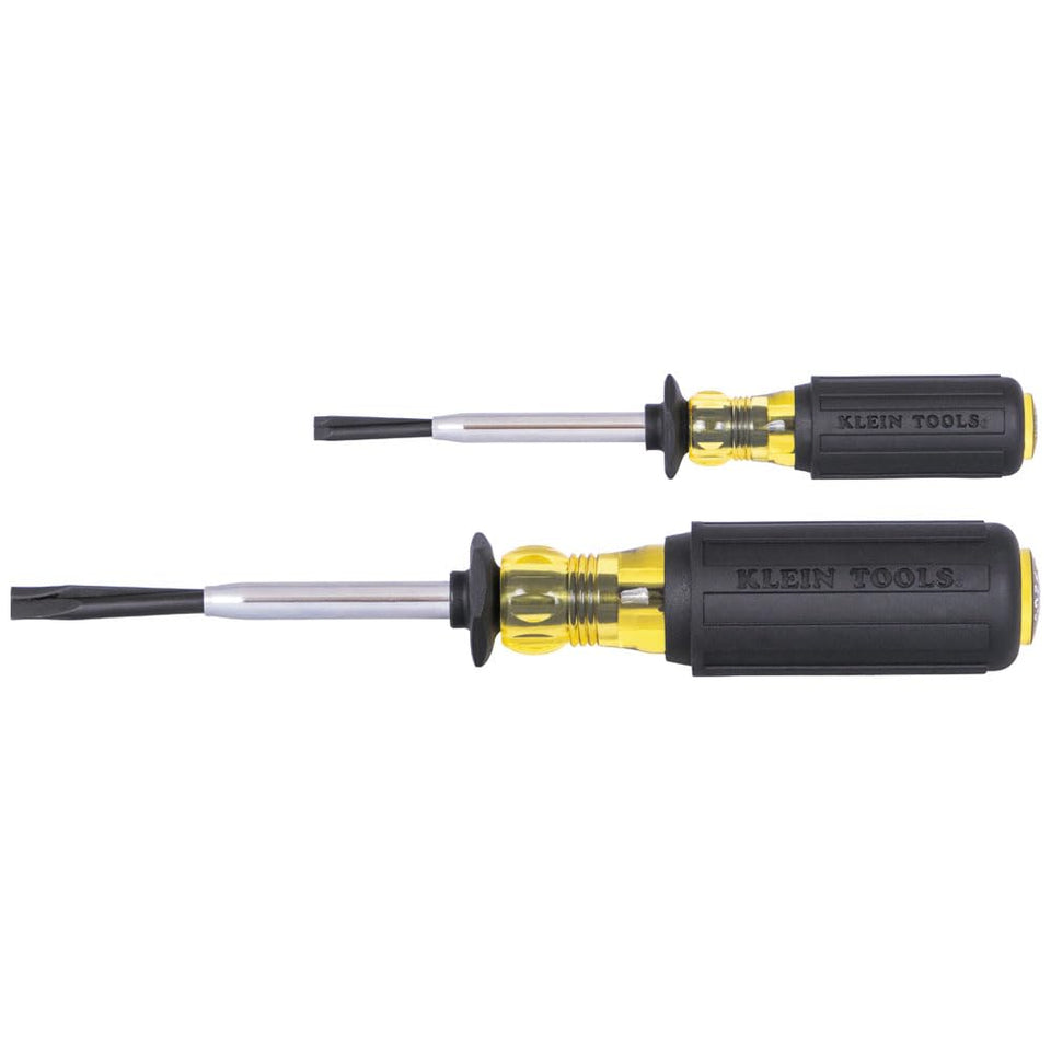 Klein Tools 85153K slotted driver holds 3/16 inch screws securely for overhead installations
