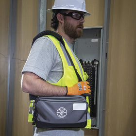 Portable Klein Tools pouch for on-site organization