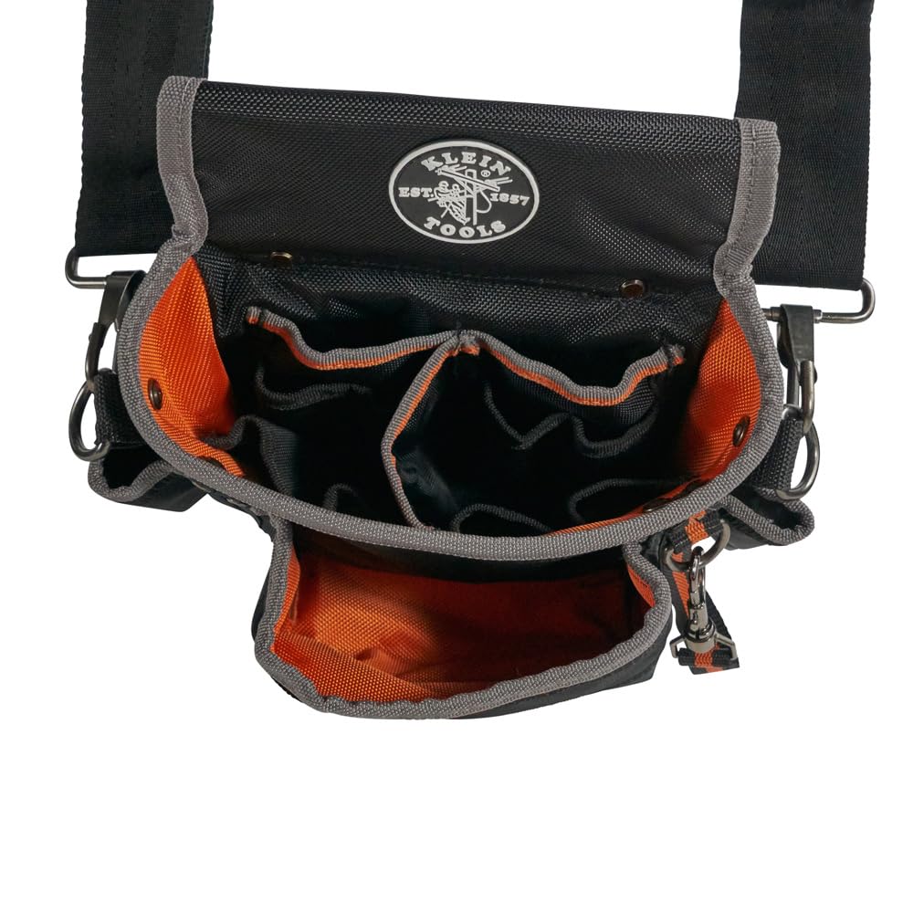 Klein Tools Tradesman Pro Tool Pouch ideal for carrying tools and job-site consumables.