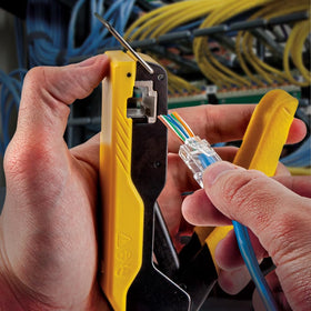 Use with Klein Pass-Thru Connectors for streamlined installs.