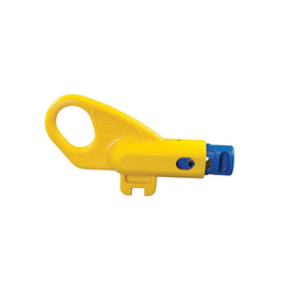 Klein Tools VDV110-261 stripper in action stripping twisted pair quickly and cleanly.