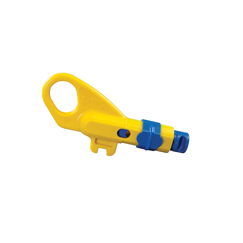 Klein Tools VDV110-295 combo stripper for clean coax and twisted-pair stripping.