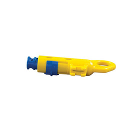 Klein Tools VDV110-295 finger-loop rotation enables smooth, controlled stripping.