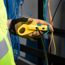 Klein Tools VDV110-295 mid-span slit capability for custom runs.