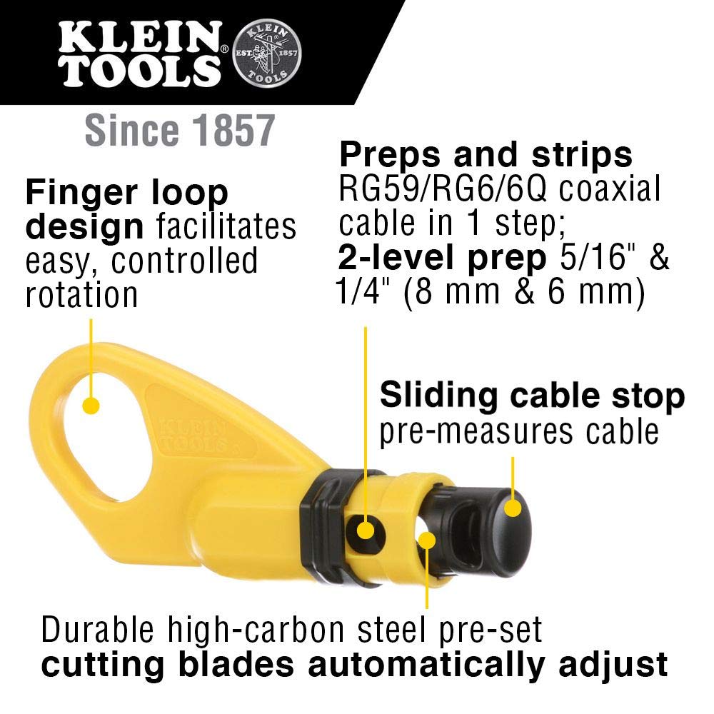 Klein Tools VDV110-061 side view shows depth gauge accessibility