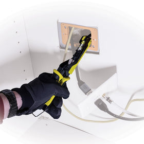 Klein Tools VDV211-100 adjustable plunger enables versatile connector terminations.