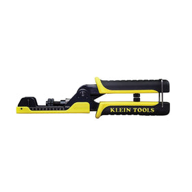 Klein Tools VDV211-100 extended reach crimper for tight spaces and precise terminations.