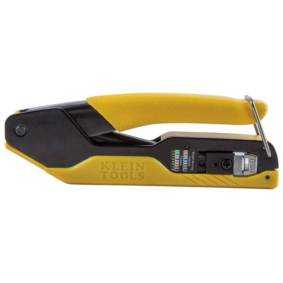 Klein Tools VDV226-005 compact crimp tool for Pass-Thru RJ45 terminations.