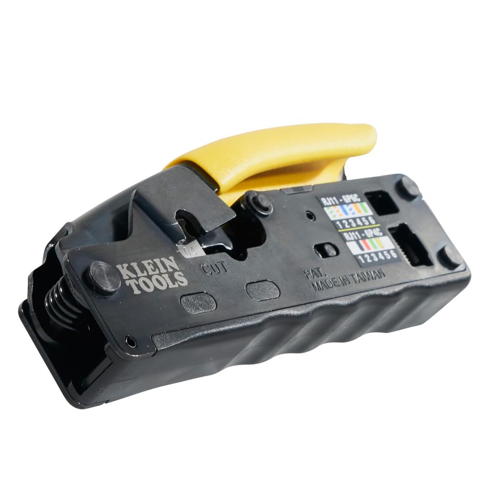 Klein Tools VDV226-107 supports CAT3 to CAT6 and flat-satin voice cable.