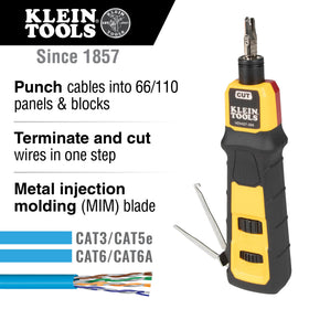 Klein Tools VDV427-300 adjustable Hi/Low force for different cabling needs.