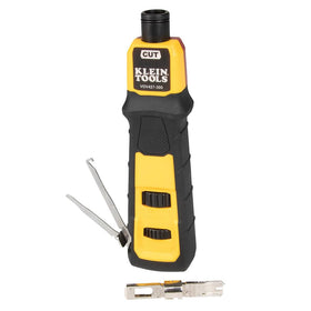 Klein Tools VDV427-300 impact punchdown tool blade delivers precise terminations.