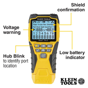 Klein Tools VDV501-851 test results screen with clear cable status